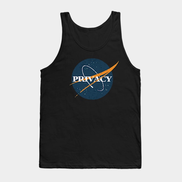 Privacy Space Vintage Tank Top by orlumbustheseller